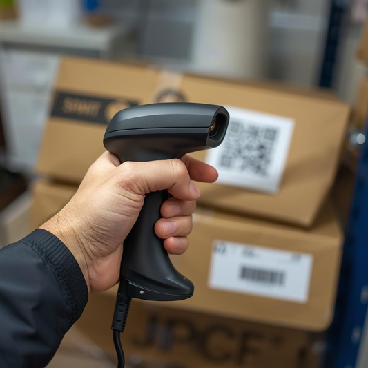BizEssentials DB Series 2D Laser Barcode Scanner – USB Bekabeld