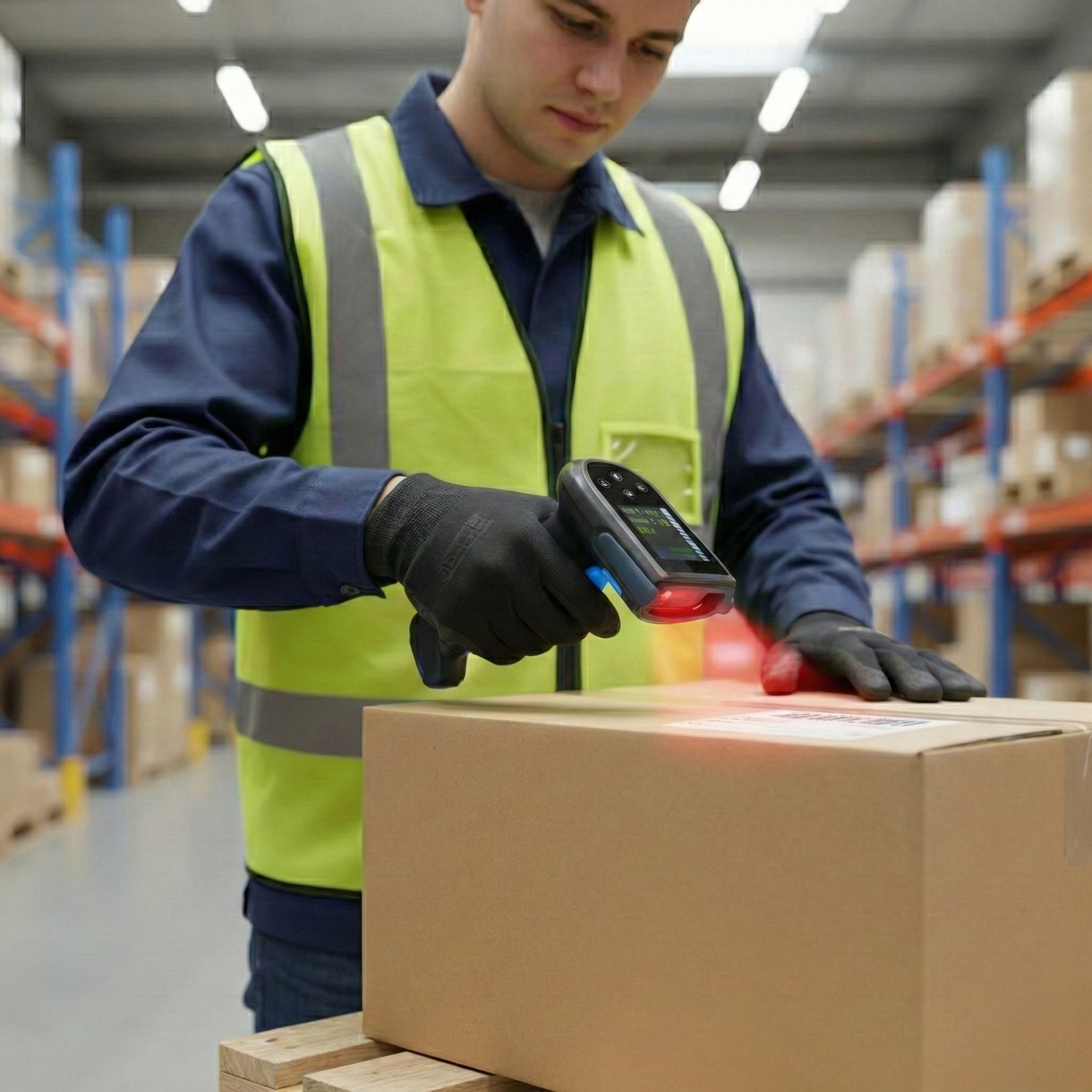 BizEssentials DB+ Series 2D Bluetooth Barcode Scanner – Met Display