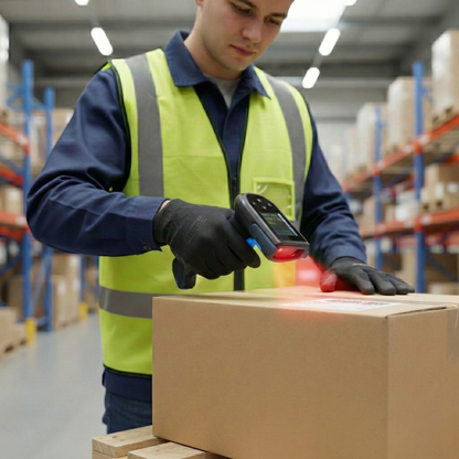 BizEssentials DB+ Series 2D Bluetooth Barcode Scanner – Met Display
